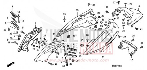 BODY COVER FJS400D7 de 2007
